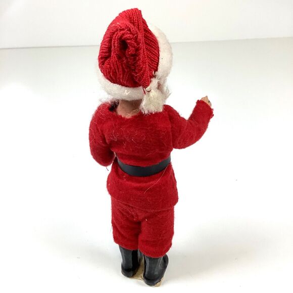 Vintage 1960s Composite Composition Poseable Jointed Articulating Arms Santa 8” - Picture 4 of 9